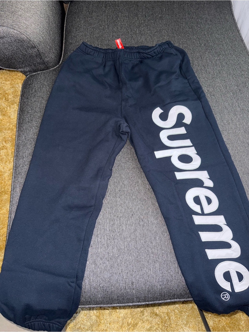 Supreme sweatpants L (cst top) Navy